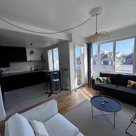 Charmant Appartement T3 Avec Balcon, Centre-Ville Lorient Kültér fotó